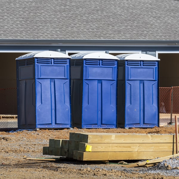 are there different sizes of porta potties available for rent in Garrett